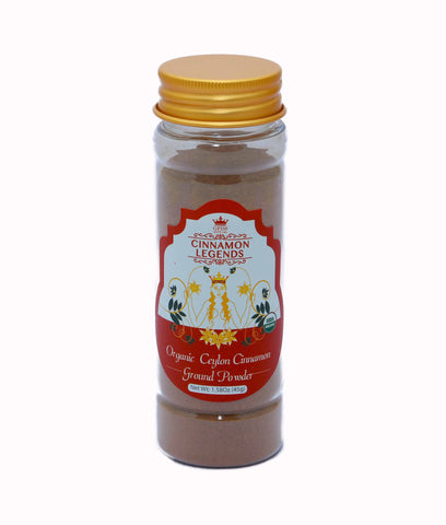 Organic Ceylon Cinnamon Ground Powder – 60g