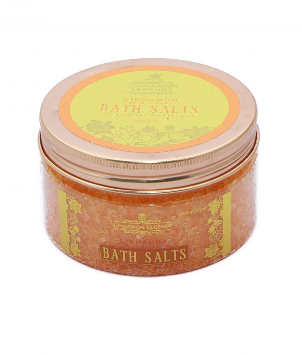 Cinnamon with Citrus Bath Salt – 200g